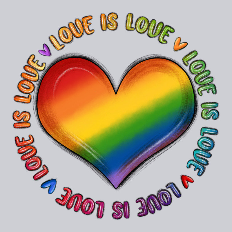 Love Is Love Heavyweight Sweatshirt by MaliasSmallBusiness | Teevron