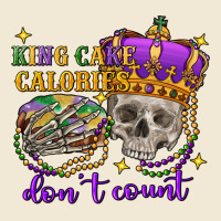 King Cake Calories Don't Count Skull Ladies Tee | Teevron