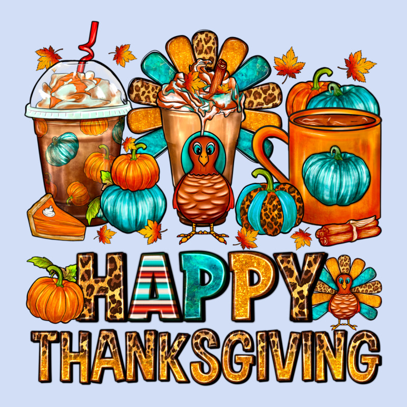 Happy Thanksgiving Coffee Cups Urban Hoodie by FaDigitalArtStudio | Teevron