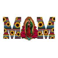 Mom Lady Of Guadalupe  Serape Sunflower Urban Heavy Tee | Teevron