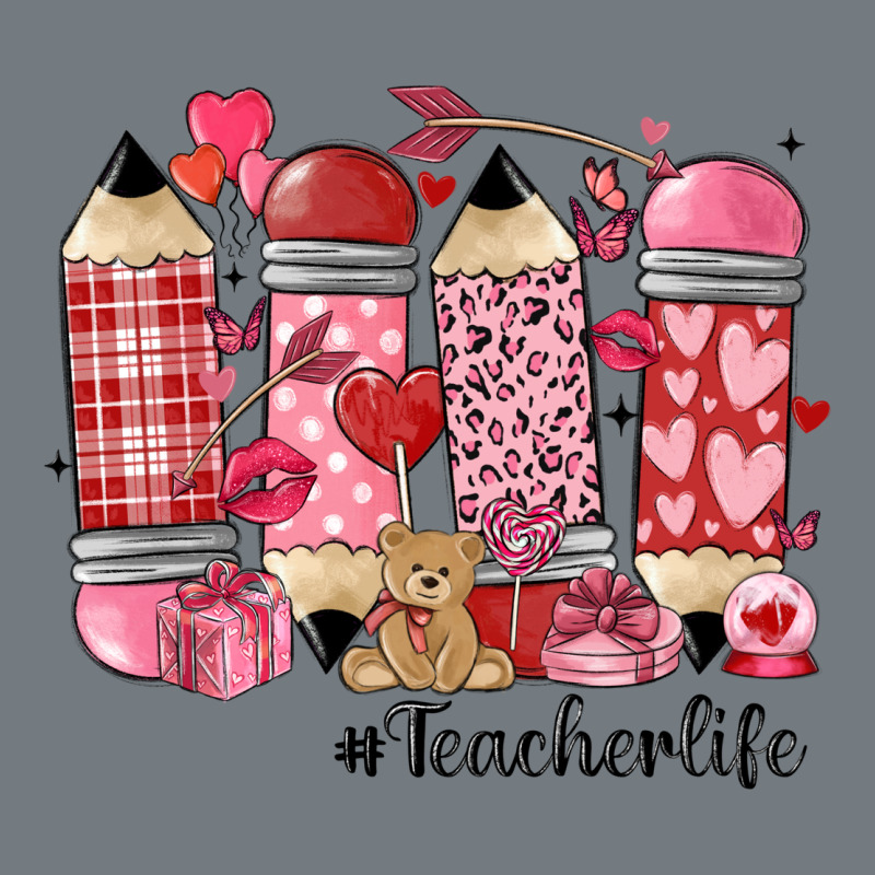 Valentines Day Teacher Life Heavyweight Sweatshirt by MaliasSmallBusiness | Teevron
