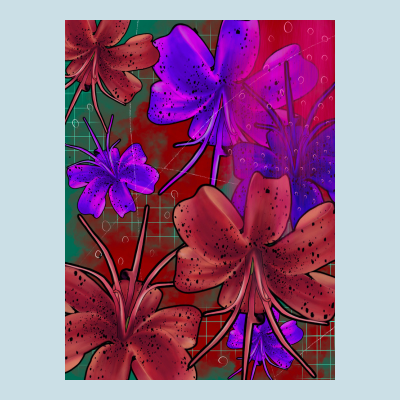 Floral Pattern Ladies Tee by JahusDesignShop | Teevron