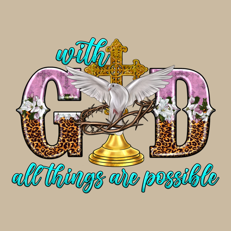 With God All Things Are Possible Long Sleeve Tee by NancyCooperArtShop | Teevron