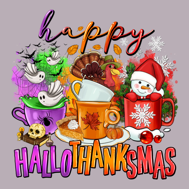 Happy Hallothanksmas Coffee Cups Vintage Tee by NancyCooperArtShop | Teevron