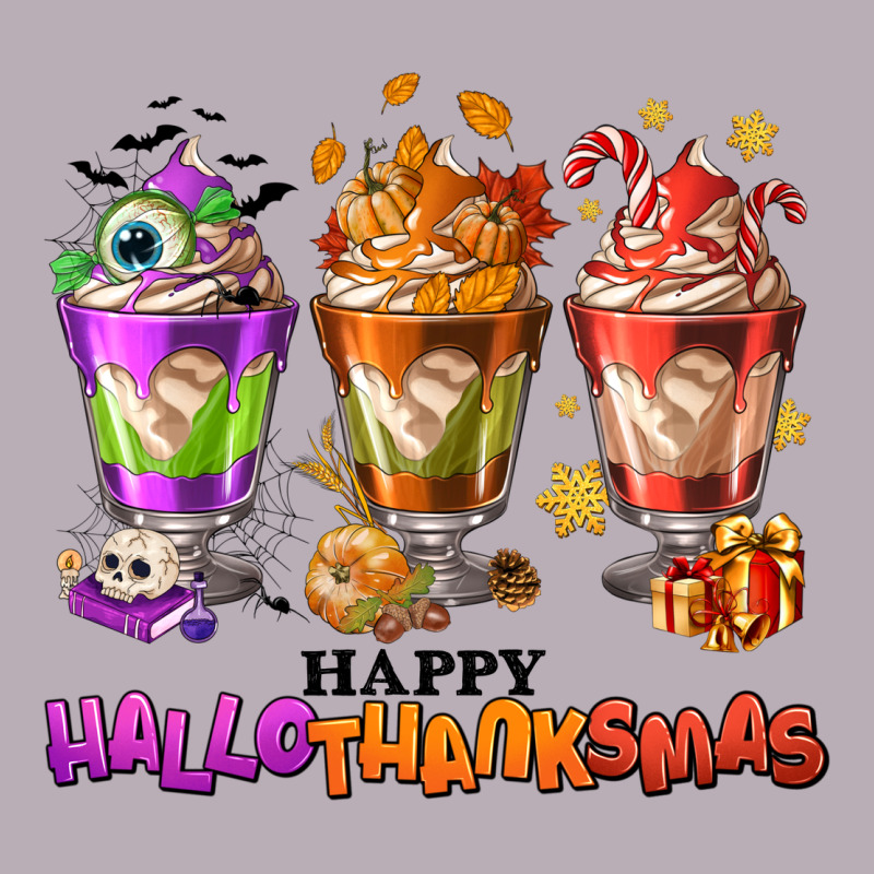 Happy Hallothanksmas Coffee Cups Vintage Tee by NancyCooperArtShop | Teevron