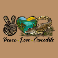 Peace Love Crocodile Vintage Hoodie | Teevron