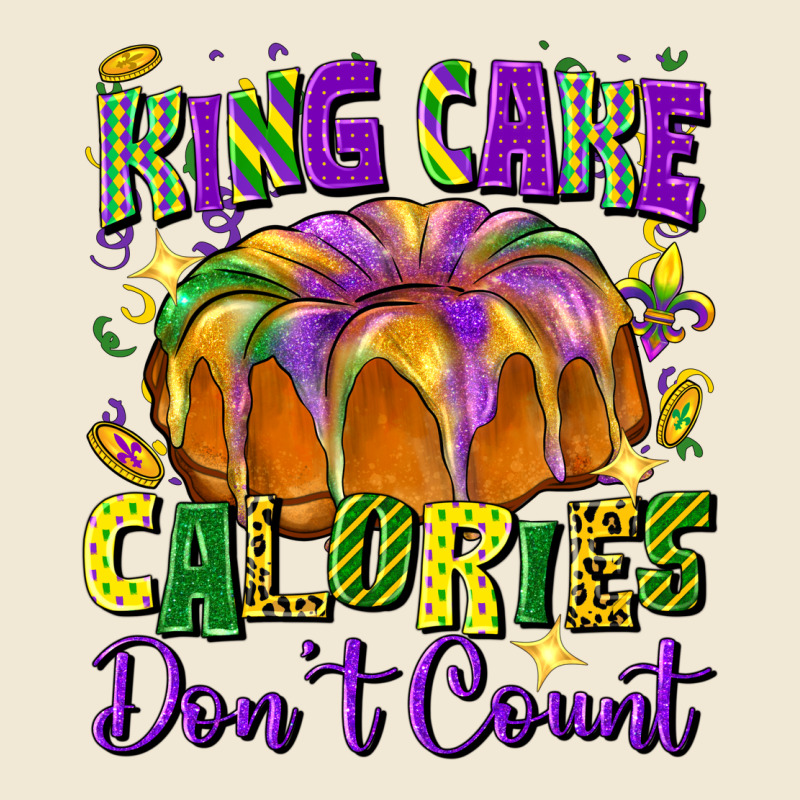 King Cake Calories Don't Count Ladies Tee by FaDigitalArtStudio | Teevron