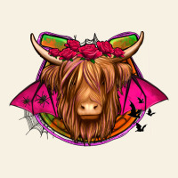 Halloween Highland Cow Horseshoe Vintage Tee | Teevron