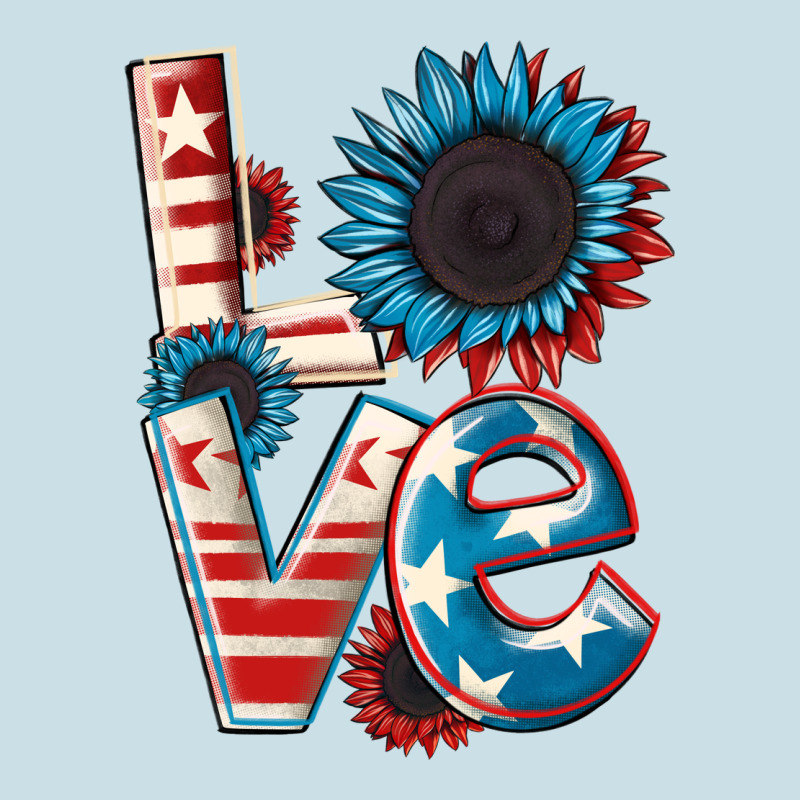 Love 4th Of July Ladies Tee by CowGirlArtShop | Teevron
