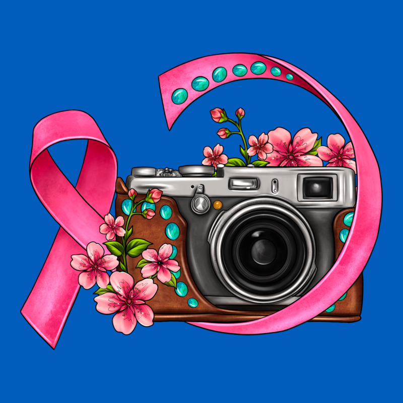 Floral Cancer Ribbon Vintage Camera Urban Hoodie by FaDigitalArtStudio | Teevron