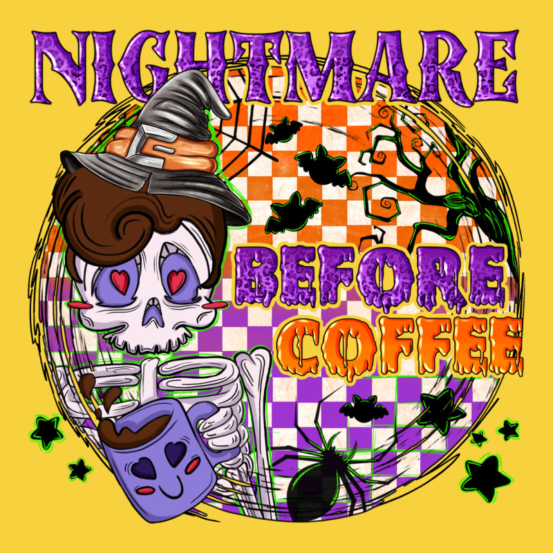 Nightmare Before The Coffee Halloween Premium Sweatshirt by NancyCooperArtShop | Teevron