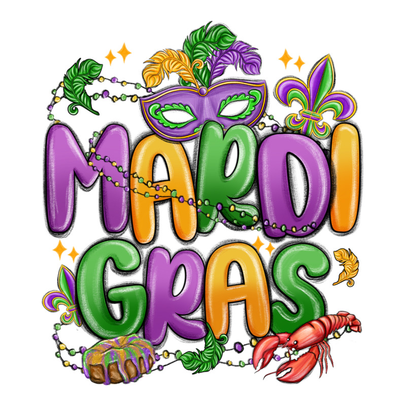 Mardi Gras Long Sleeve Tee by MaliasSmallBusiness | Teevron