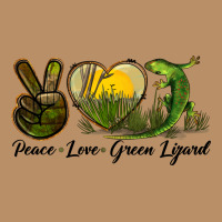 Peace Love Green Lizard Vintage Hoodie | Teevron