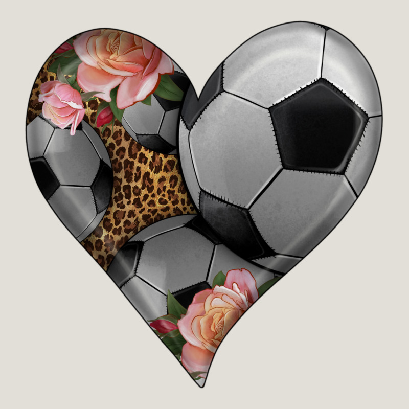 Western Soccer Heart Heavy Core Tee by HRA Design Shop | Teevron