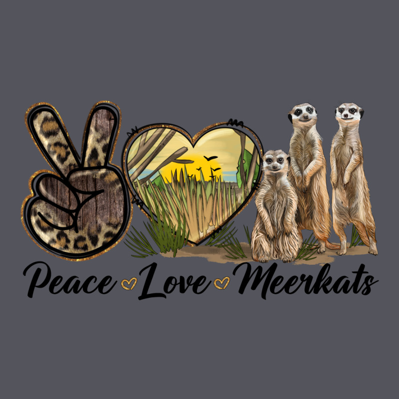 Peace Love Meerkats Vintage Hoodie by LillyAllenDesigns | Teevron