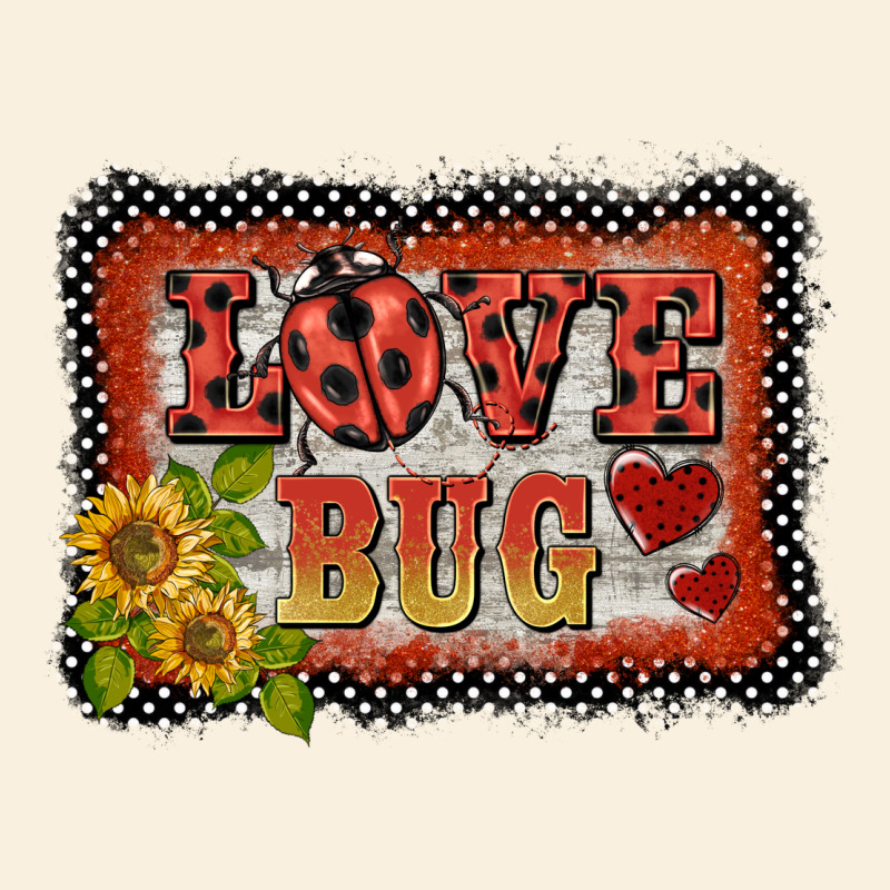 Ladybug  Love Bug Backround Vintage Hoodie by BarkalooDesign | Teevron