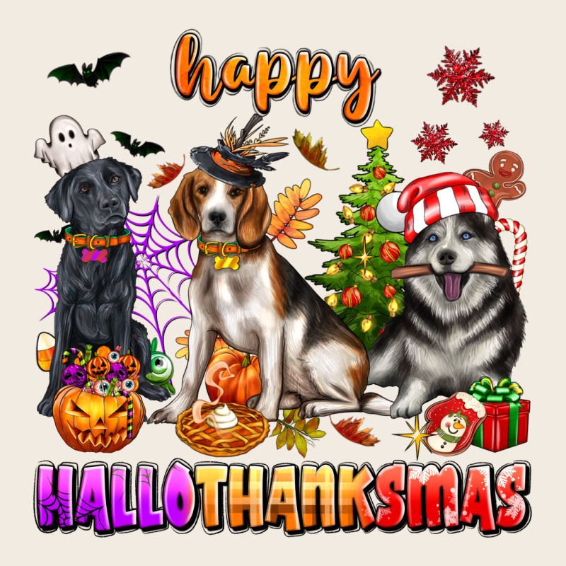 Happy Hallothanksmas Dogs Premium Sweatshirt by texasbilliewilder | Teevron