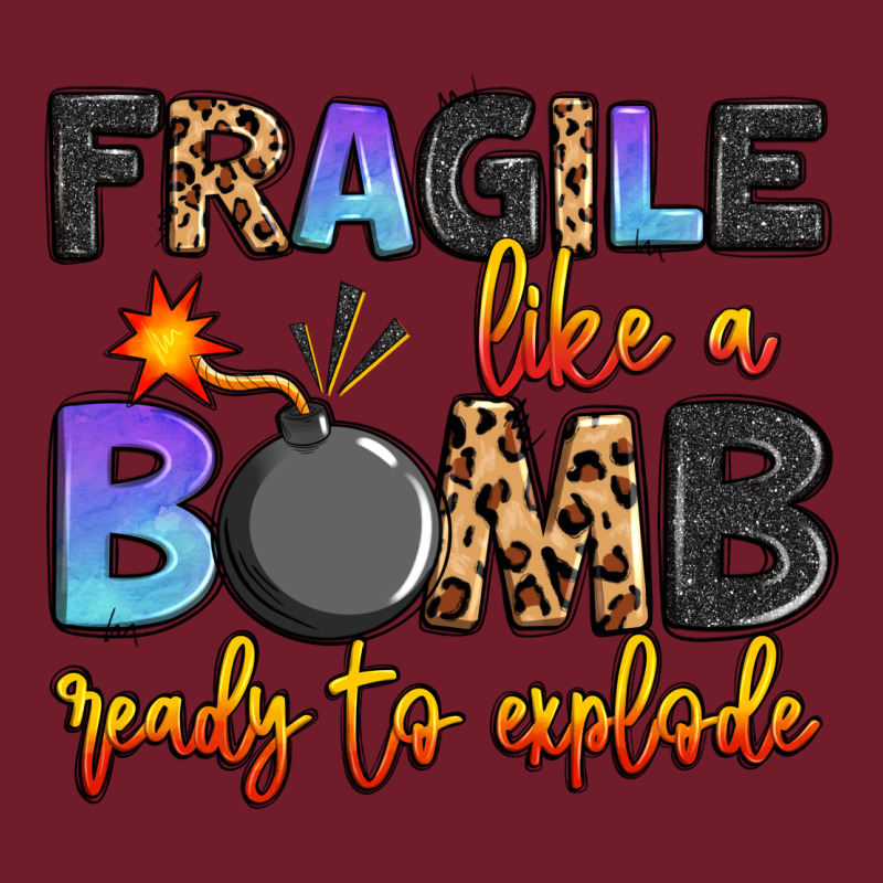 Fragile Like A Bomb Ready To Explode Zipper Hoodie by Artiststas | Teevron