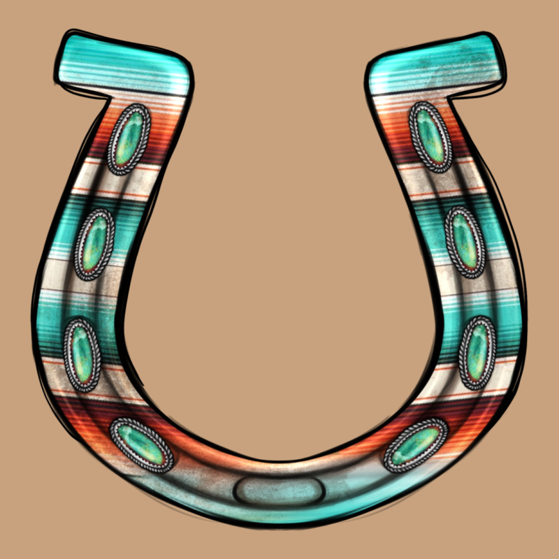 Serape Turquoise Horseshoe Vintage Tee by Jasminsmagicworld | Teevron