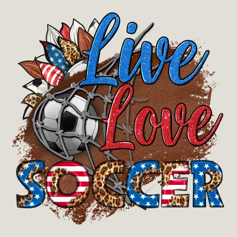 Live Love Soccer Heavy Core Tee by HRA Design Shop | Teevron