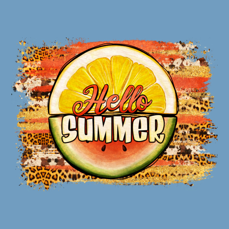 Hello Summer Watermelon Lemon Urban Heavy Tee by Jasminsmagicworld | Teevron