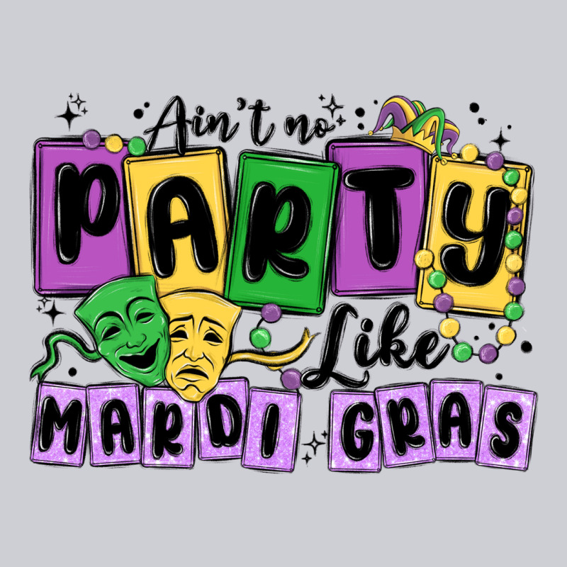 Aint No Party Like Mardi Gras Heavyweight Sweatshirt by MaliasSmallBusiness | Teevron