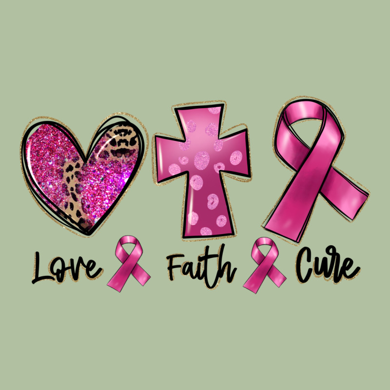 Love Faith Cure Breast Cancer Urban Hoodie by FaDigitalArtStudio | Teevron