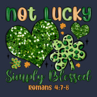 Not Lucky Simply Blessed Heavyweight Sweatshirt | Teevron