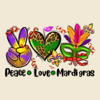 Peace Love  Mardi Gras Premium Tee | Teevron