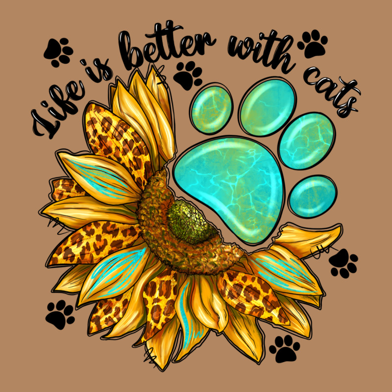 Life Is Better With Cats Long Sleeve Tee by NancyCooperArtShop | Teevron