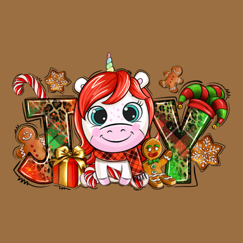 Joy Unicorn Christmas Vintage Tee by NancyCooperArtShop | Teevron