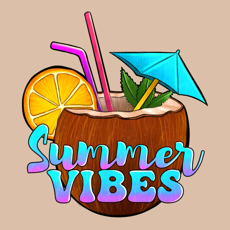 Summer Vibes Coconut Drink Urban Heavy Tee by Jasminsmagicworld | Teevron