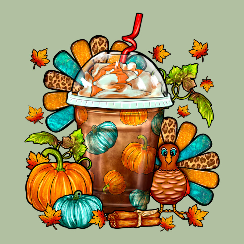 Thanksgiving Frappe Coffee Urban Hoodie by FaDigitalArtStudio | Teevron
