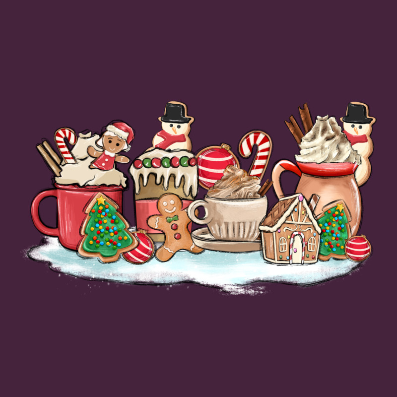 Christmas Cookie Coffe Cups Long Sleeve Tee by MaliasSmallBusiness | Teevron