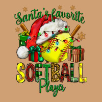 Santa's Favorite Softball Player Vintage Tee | Teevron