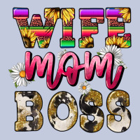 Wife Mom Boss Daisy Long Sleeve Tee | Teevron