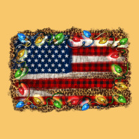 Christmas American Flag Background Vintage Hoodie | Teevron