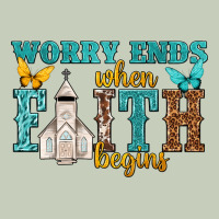 Worry Ends When Faith Begins Long Sleeve Tee | Teevron