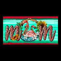 Flamingo Mom License Plate Heavy Core Tee | Teevron