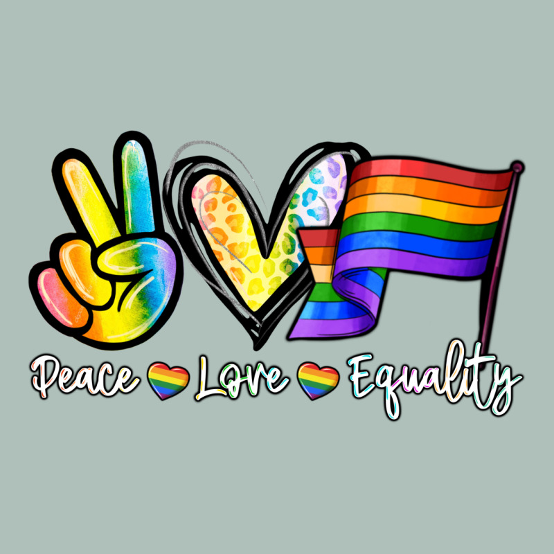 Peace Love Equality Heavyweight Hoodie by NancyCooperArtShop | Teevron