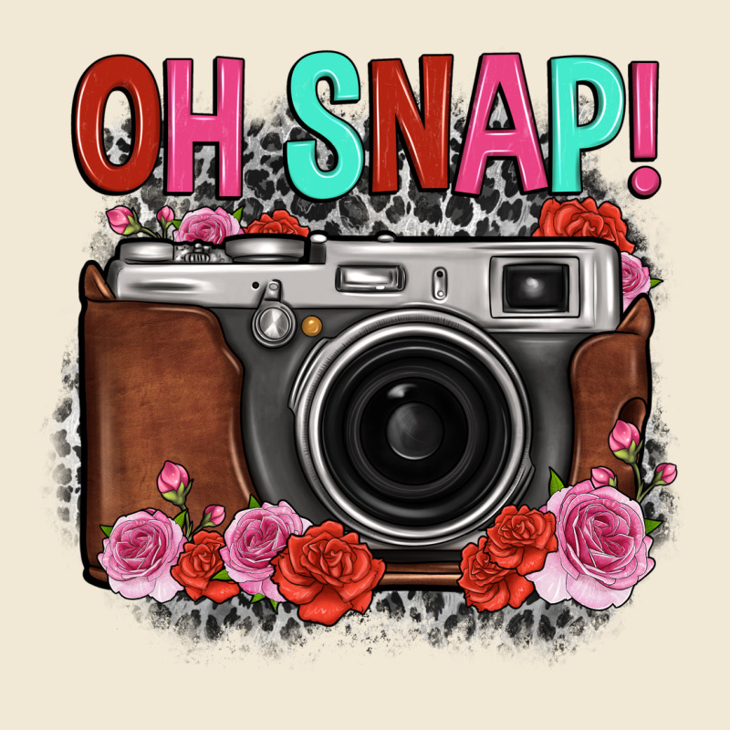 Oh Snap Rose Grey Leopard Vintage Camera Premium Tee by FaDigitalArtStudio | Teevron