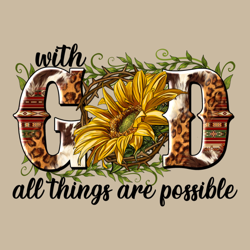 With God All Things Are Possible Long Sleeve Tee by NancyCooperArtShop | Teevron