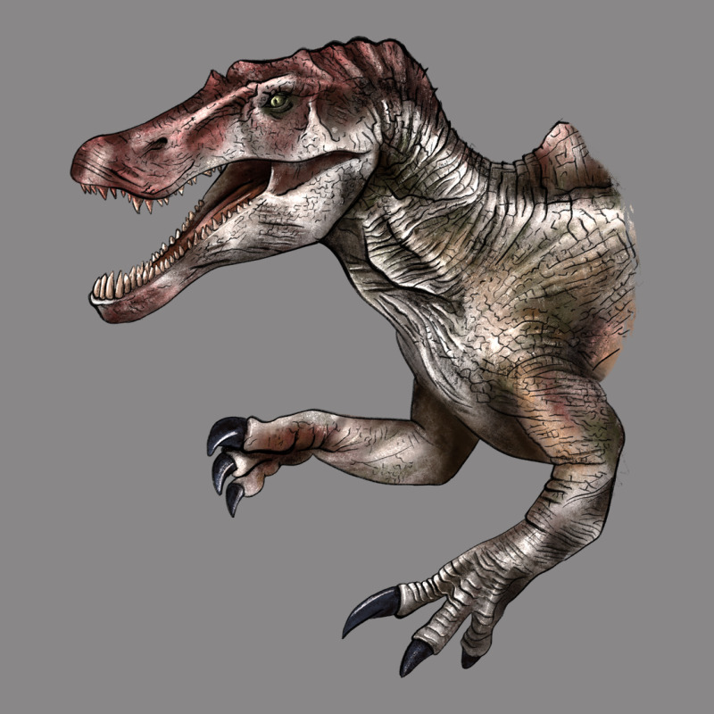 Spinosaurus Face Vintage Tee by LillyAllenDesigns | Teevron