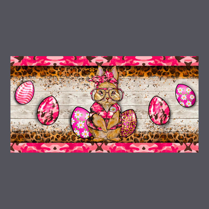 Pink Camouflage Egg Hunter Bunny   License Plate Vintage Hoodie by BarkalooDesign | Teevron