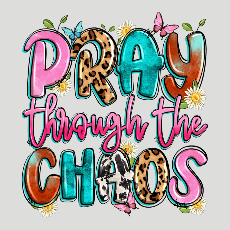 Pray Through The Chaos Zipper Hoodie by Artiststas | Teevron
