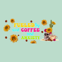 Fueled By ıced Coffee And Anxiety Premium Hoodie | Teevron