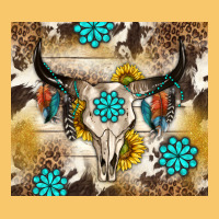 Cowhide Leopard Bull Skull Gemstone Vintage Hoodie | Teevron