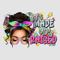 80s Made 90s Raised Messy Bun Premium Sweatshirt | Teevron