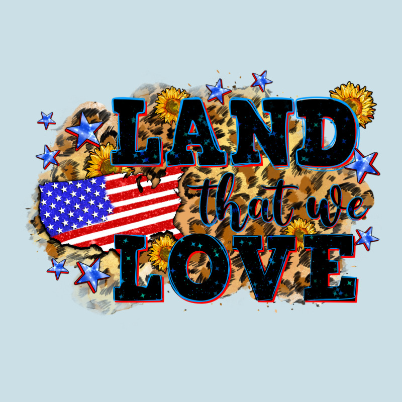 Land That We Love 4th Of July Ladies Tee by Neo Western | Teevron