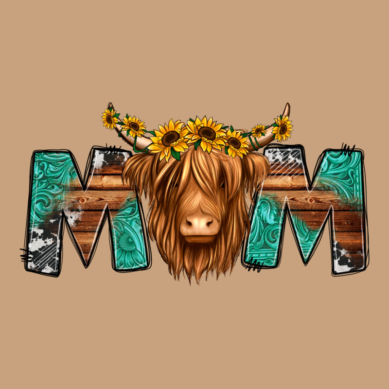 Highland Cow Mom Vintage Tee by Jasminsmagicworld | Teevron